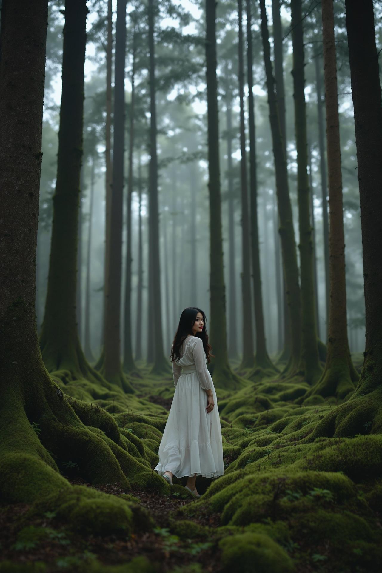 森系写真写真作品 - 密林深处 - 抖音福利姬